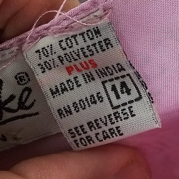 Erica Brooke Lavender Peach Paisley Sleeveless Midi Dress Boho Hippie Retro 14 - Picture 11 of 13